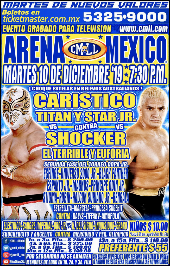 Una mirada semanal al CMLL (del 28 nov al 4 dic de 2019) 31 Una mirada semanal al CMLL (del 28 nov al 4 dic de 2019) 12
